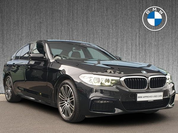 BMW 5-Series Saloon, Petrol Plug-in Hybrid, 2020, Black