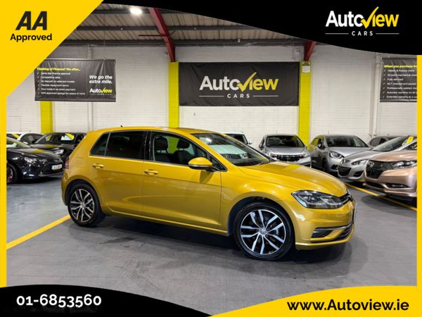 Volkswagen Golf Hatchback, Petrol, 2018, Gold