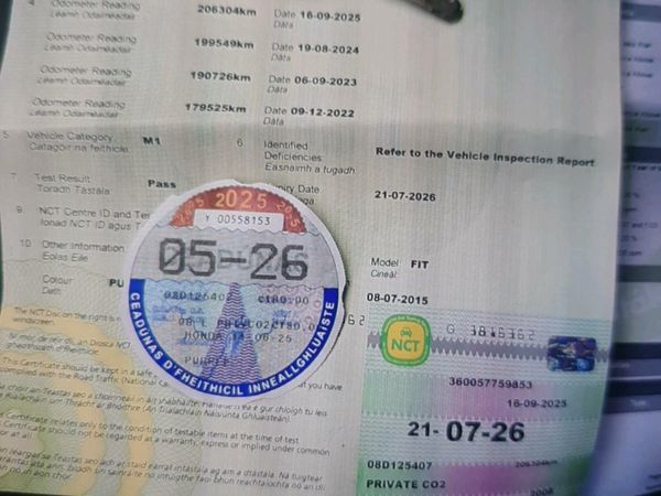 Honda Fit Hatchback, Petrol, 2008, Purple