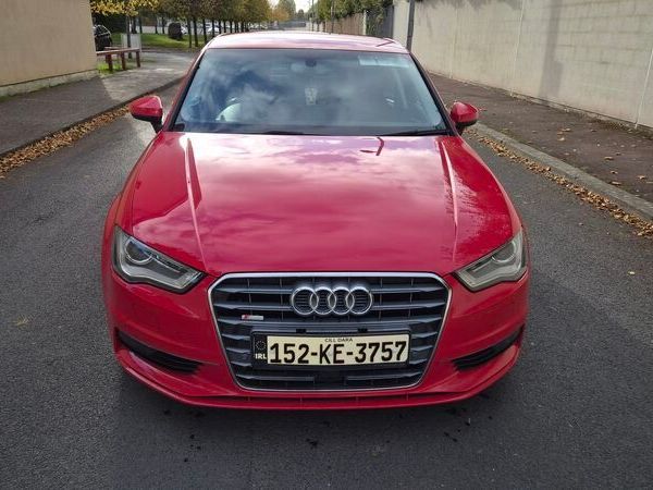 Audi A3 Saloon, Petrol, 2015, Red