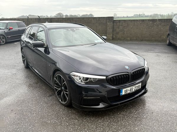 BMW 5-Series Estate, Diesel, 2018, Black