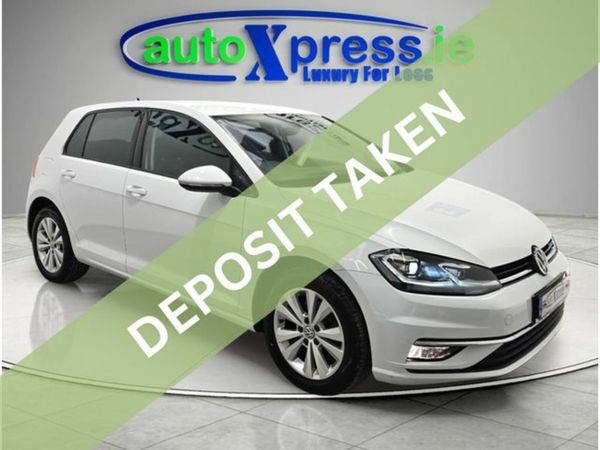 Volkswagen Golf Hatchback, Petrol, 2018, White
