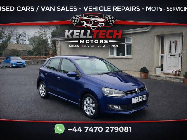 Volkswagen Polo Hatchback, Petrol, 2013, Blue