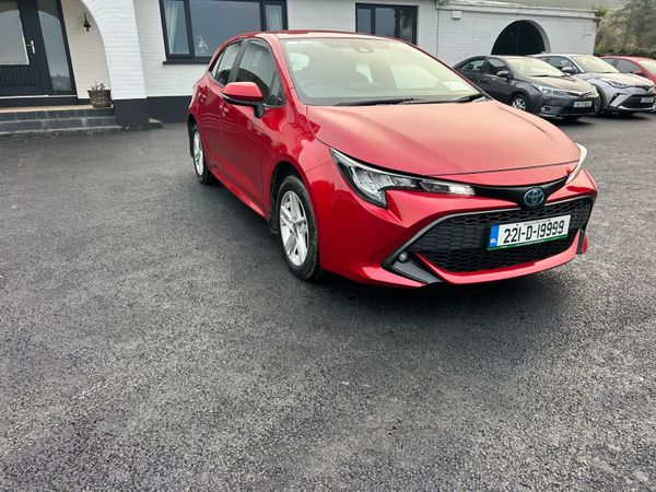Toyota Corolla Hatchback, Petrol Hybrid, 2022, Red