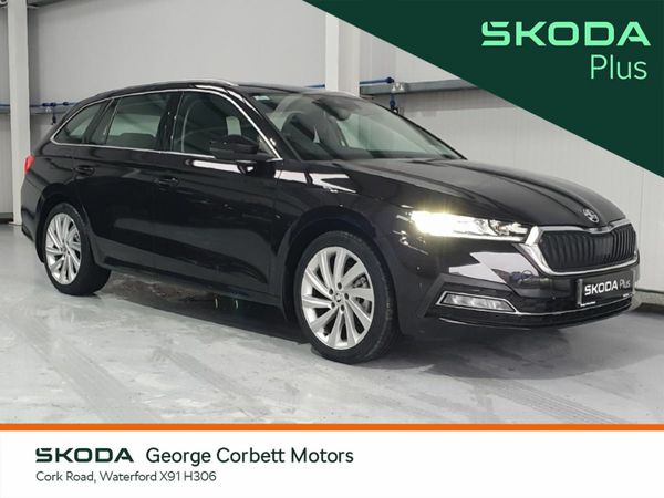 Skoda Octavia Estate, Petrol, 2021, Black