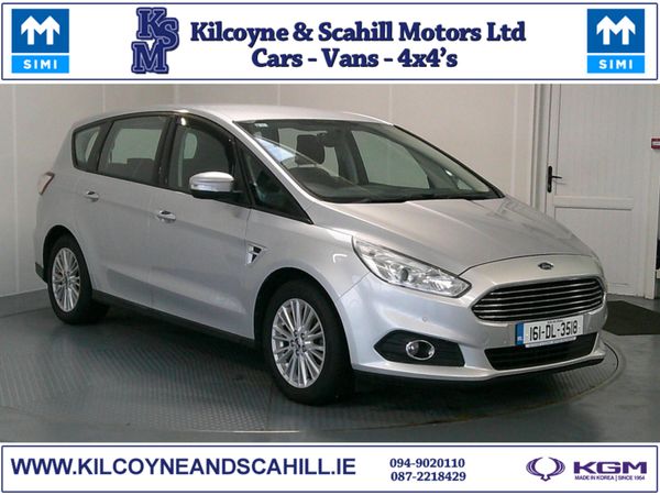 Ford S-Max MPV, Diesel, 2016, Silver