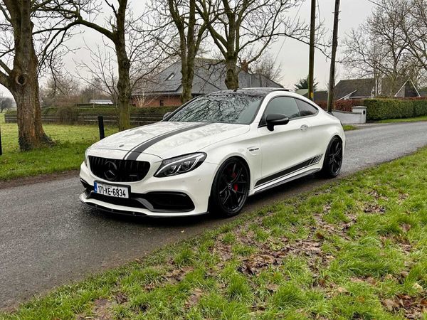 Mercedes-Benz C-Class Coupe, Petrol, 2017, White