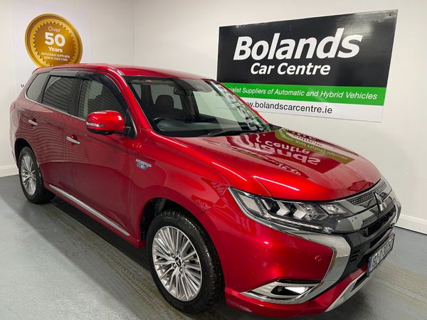 Mitsubishi Outlander SUV, Petrol Plug-in Hybrid, 2019, Red