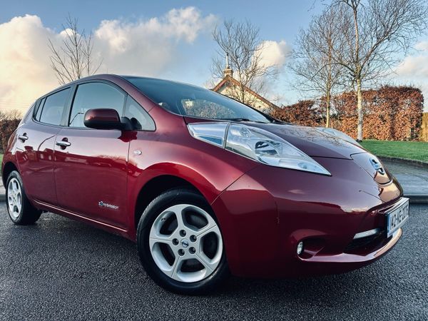 Nissan Leaf Hatchback, Electric, 2014, Red
