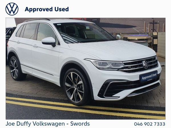 Volkswagen Tiguan SUV, Petrol Hybrid, 2023, White