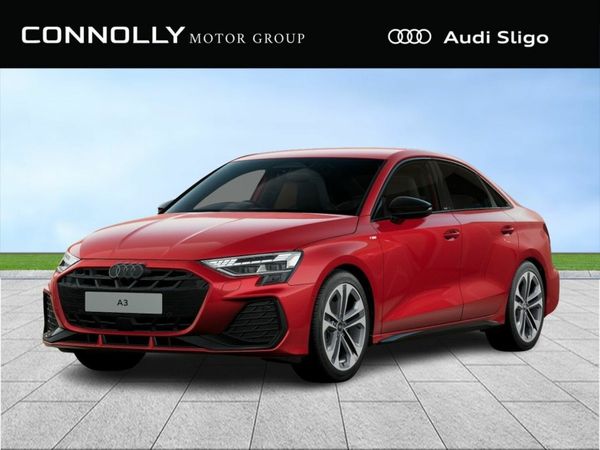 Audi A3 Saloon, Petrol, 2026, Red