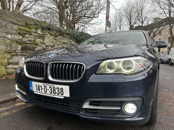 BMW 5-Series Saloon, Diesel, 2014, Blue