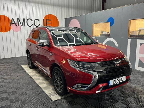 Mitsubishi Outlander SUV, Petrol Plug-in Hybrid, 2018, Red