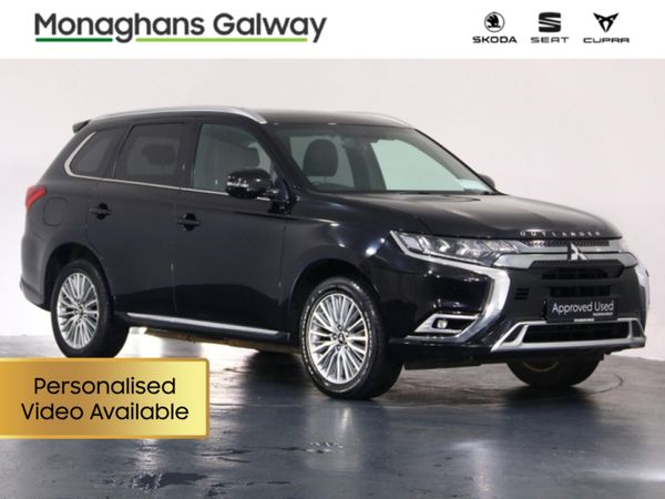 Mitsubishi Outlander Estate, Petrol Plug-in Hybrid, 2019, Black