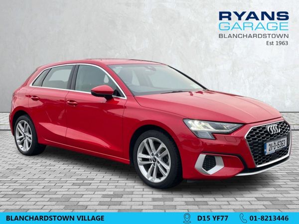 Audi A3 Hatchback, Petrol, 2021, Red