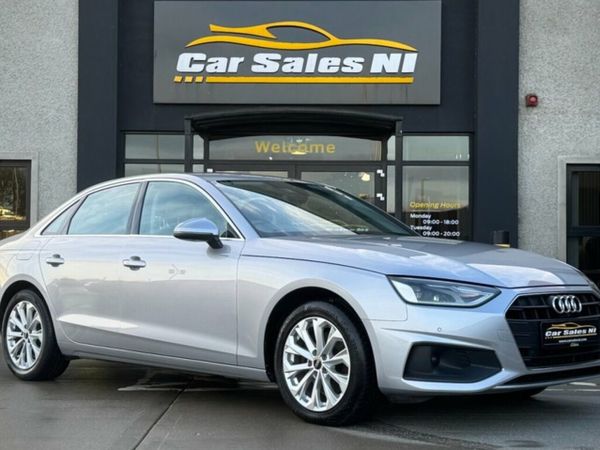 Audi A4 Saloon, Diesel Hybrid, 2023, Silver