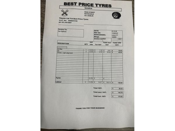 Lexus CT Hatchback, Petrol Hybrid, 2011, Black