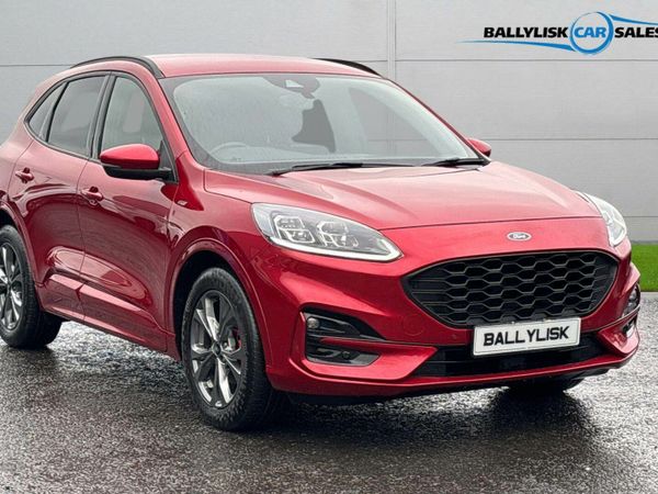 Ford Kuga SUV, Petrol Hybrid, 2022, Red