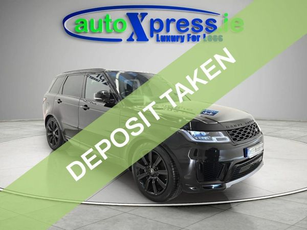 Land Rover Range Rover Sport SUV, Petrol Plug-in Hybrid, 2020, Black