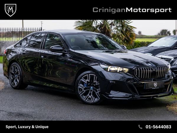 BMW 5-Series Saloon, Petrol Plug-in Hybrid, 2025, Black