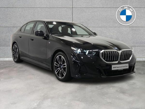 BMW 5-Series Saloon, Petrol Plug-in Hybrid, 2024, Black