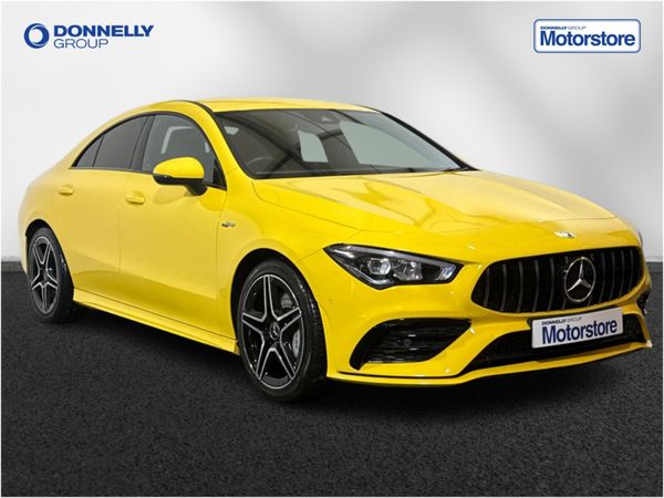 Mercedes-Benz CLA Saloon, Petrol, 2021, Yellow