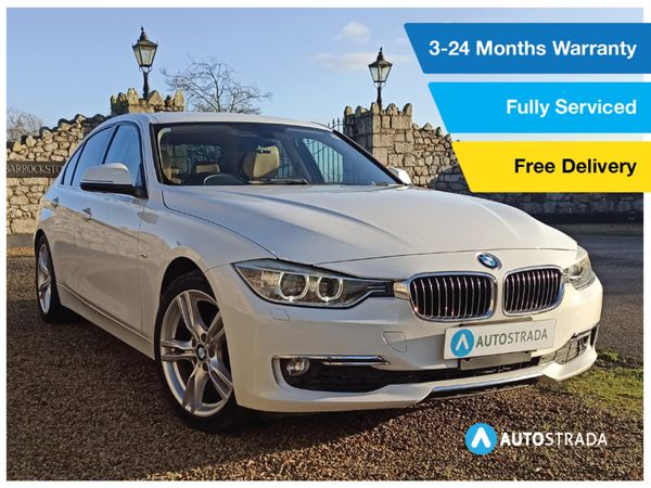 BMW 3-Series Saloon, Diesel, 2014, White