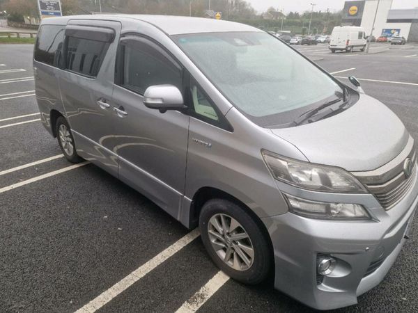 Toyota Vellfire MPV, Petrol Hybrid, 2013, Silver