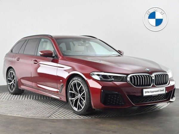 BMW 5-Series Estate, Diesel, 2024, Red