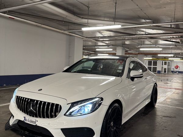 Mercedes-Benz C-Class Coupe, Petrol, 2016, White