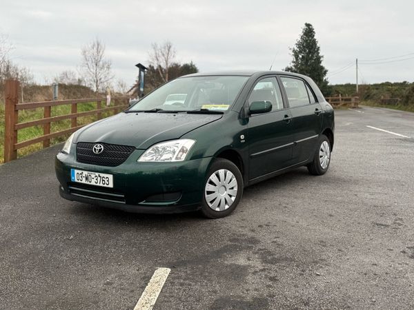 Toyota Corolla Hatchback, Petrol, 2003, Green