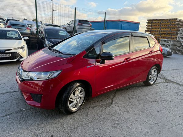 Honda Fit Hatchback, Petrol Hybrid, 2013, Red