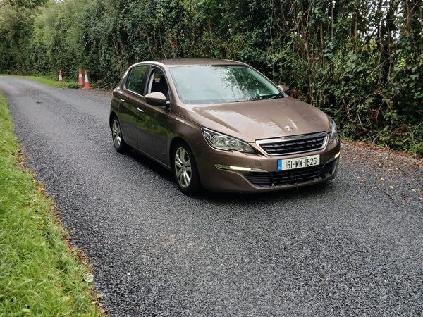 Peugeot 308 Hatchback, Diesel, 2015, Brown