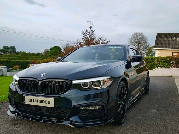 BMW 5-Series Saloon, Diesel, 2018, Black