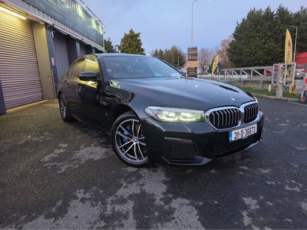 BMW 5-Series Saloon, Petrol Plug-in Hybrid, 2021, Black