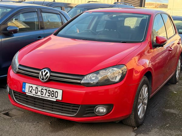 Volkswagen Golf Hatchback, Petrol, 2012, Red