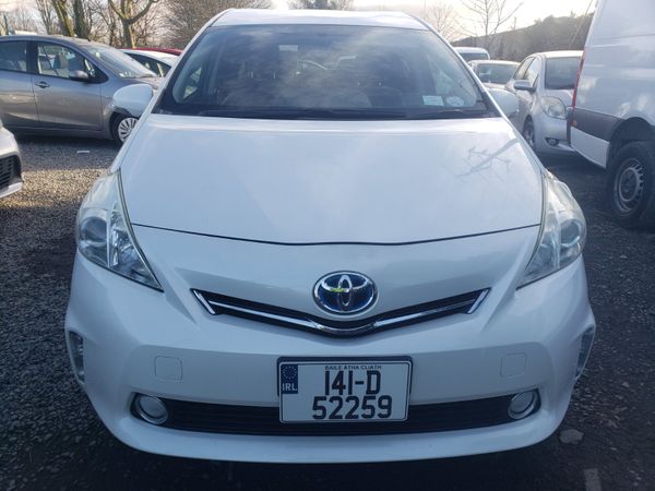 Toyota Prius MPV, Petrol Hybrid, 2014, White