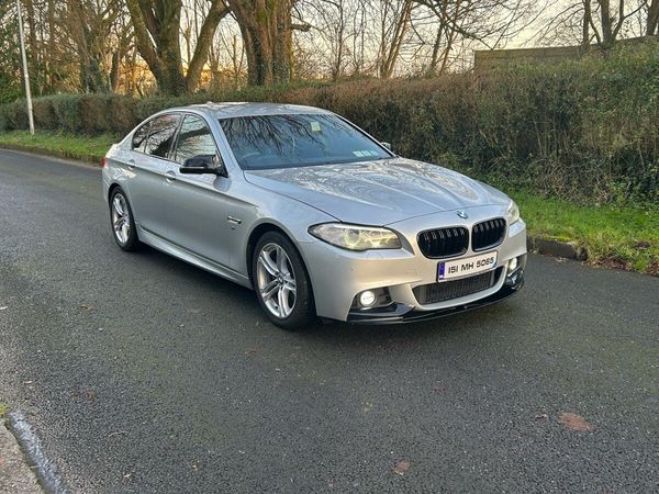 BMW 5-Series Saloon, Diesel, 2015, Silver