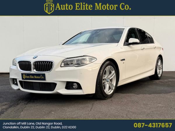 BMW 5-Series Saloon, Diesel, 2016, White