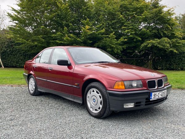 BMW 3-Series Saloon, Petrol, 1991, Red