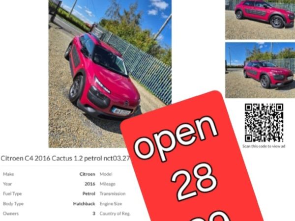 Citroen C4 Hatchback, Petrol, 2016, Red