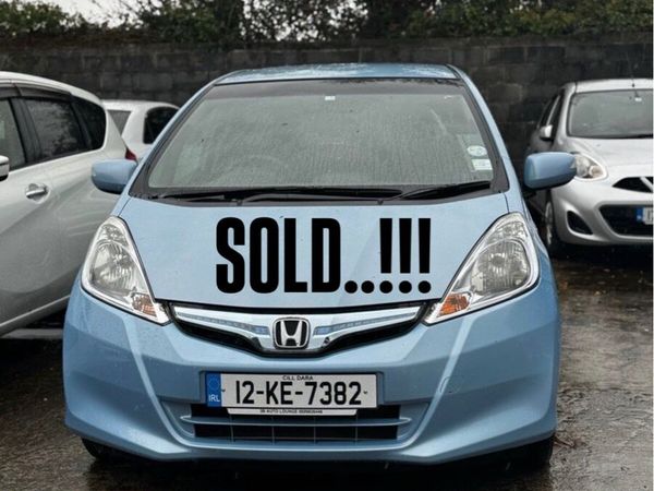 Honda Fit Hatchback, Petrol Hybrid, 2012, Blue