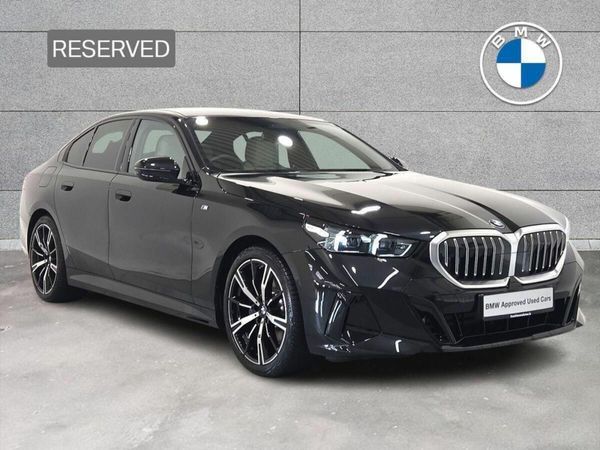 BMW 5-Series Saloon, Petrol, 2025, Black