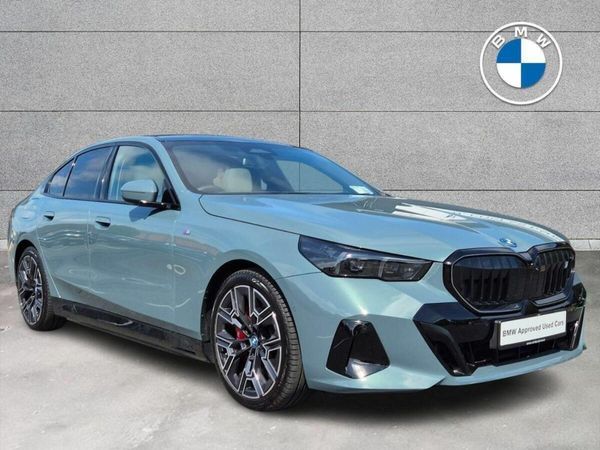 BMW i5 Saloon, Electric, 2025, Green