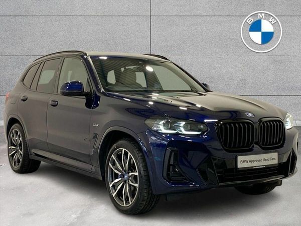 BMW X3 SUV, Petrol Plug-in Hybrid, 2022, Blue