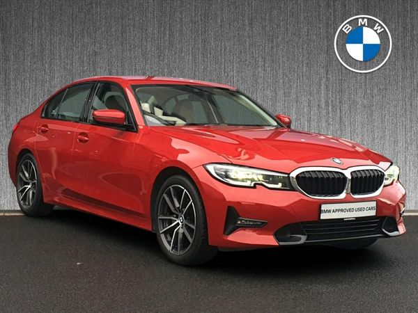 BMW 3-Series Saloon, Petrol, 2021, Red