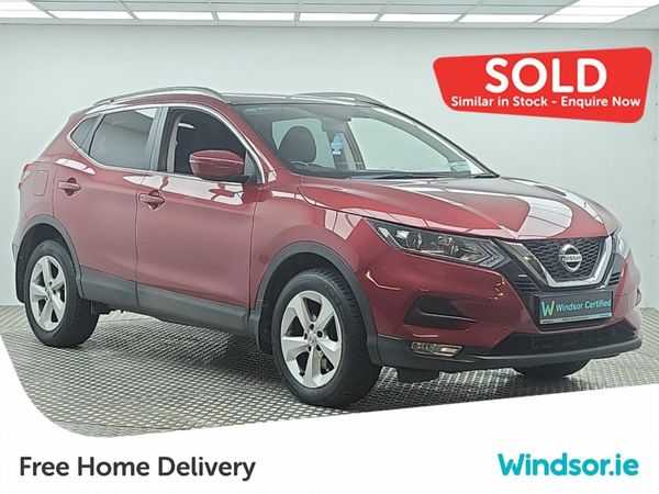 Nissan Qashqai MPV, Petrol, 2019, Red