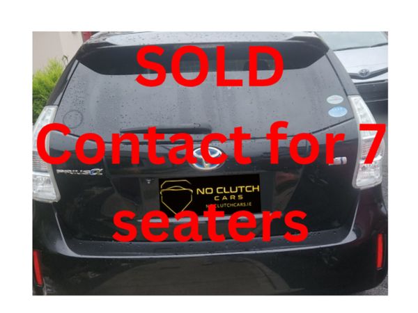Toyota Prius MPV, Petrol Hybrid, 2011, Black