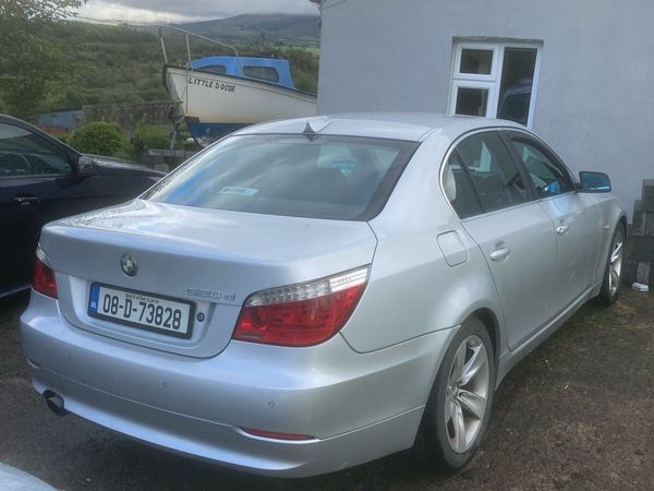 BMW 5-Series Saloon, Diesel, 2008, Silver
