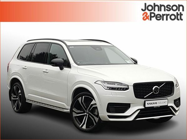 Volvo XC90 SUV, Petrol Plug-in Hybrid, 2023, White